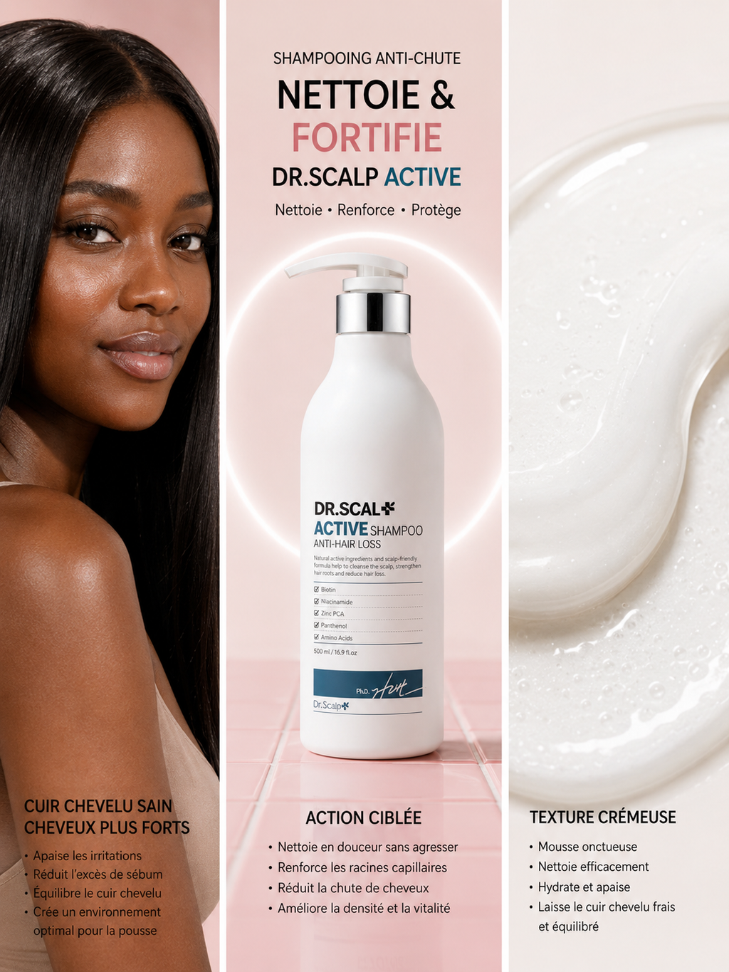 DR. SCALP - Active Shampoo 500g Anti-Hair Loss Anti-Inflammatory Effect