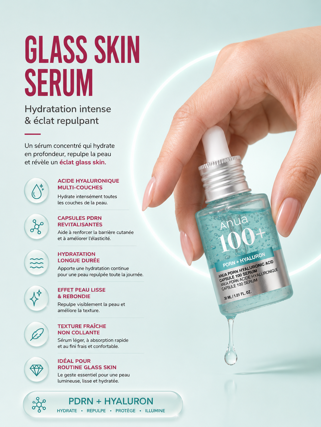 ANUA – PDRN Hyaluronic Capsule 100 Serum 30ml