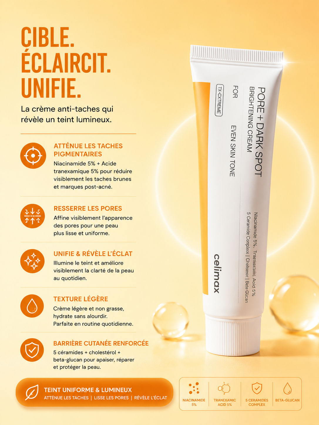 CELIMAX - Pore+Dark Spot Brightening Cream 35ml
