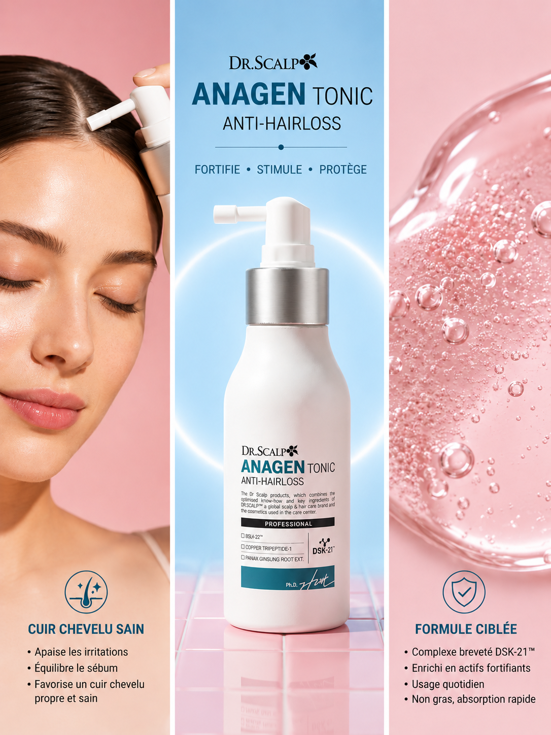 DR.SCALP -  ANAGEN Tonic Traitement Cuire chevelu - 100 ml