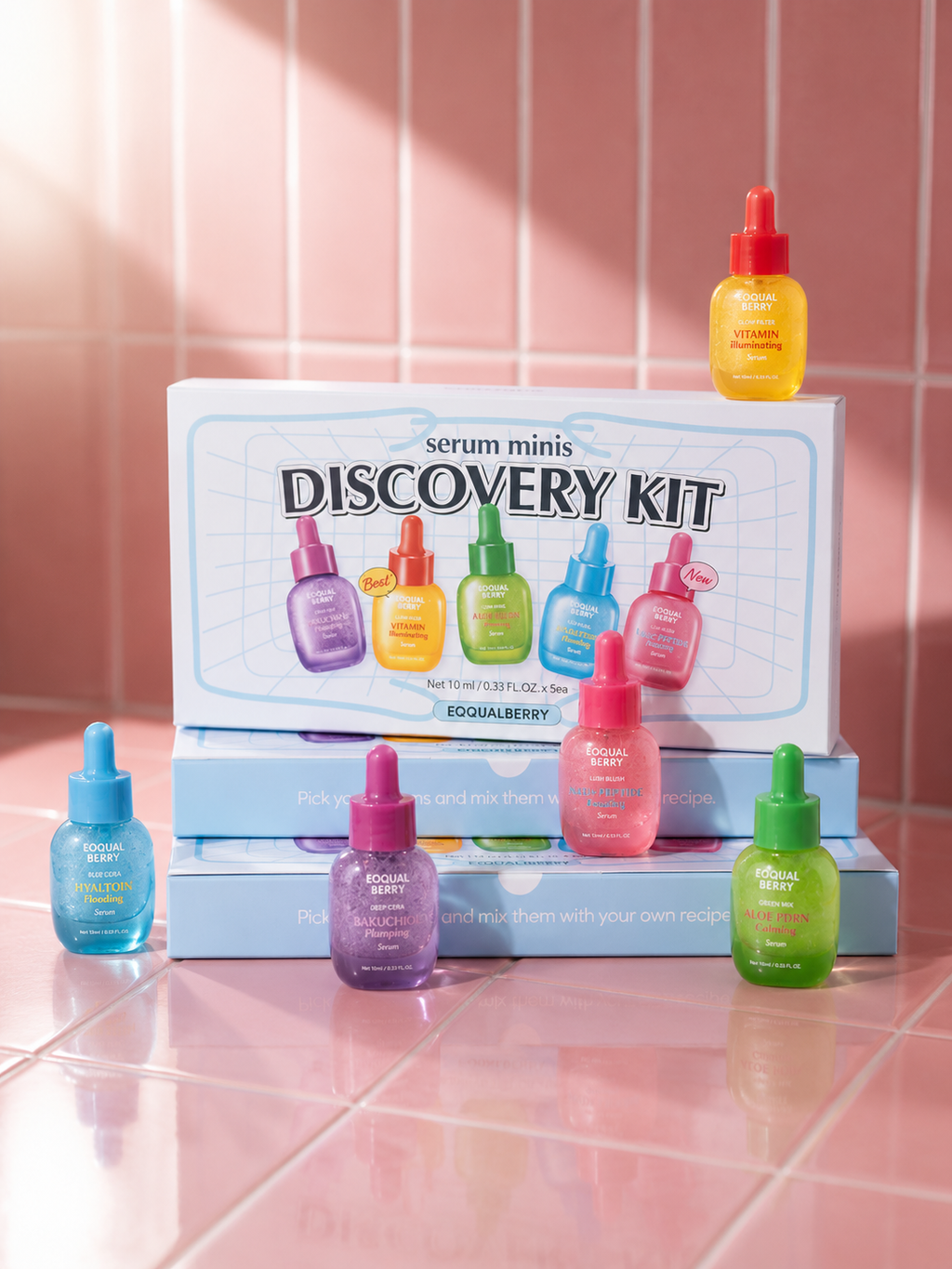 EQQUALBERRY - Serum minis discovery kit