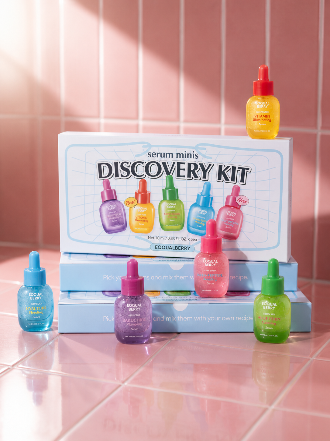 EQQUALBERRY - Serum minis discovery kit