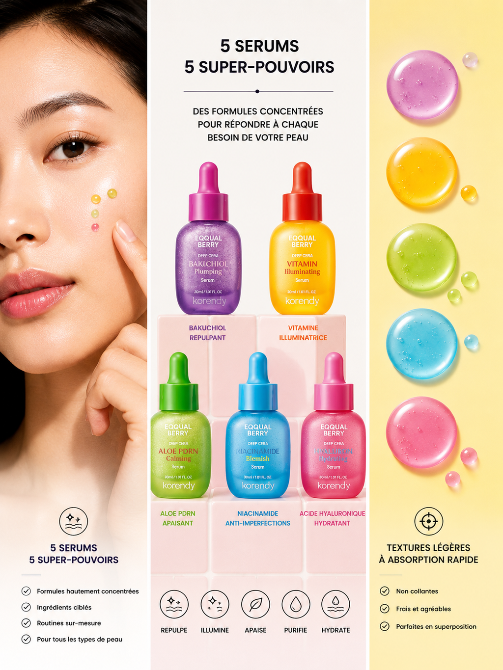 EQQUALBERRY - Serum minis discovery kit