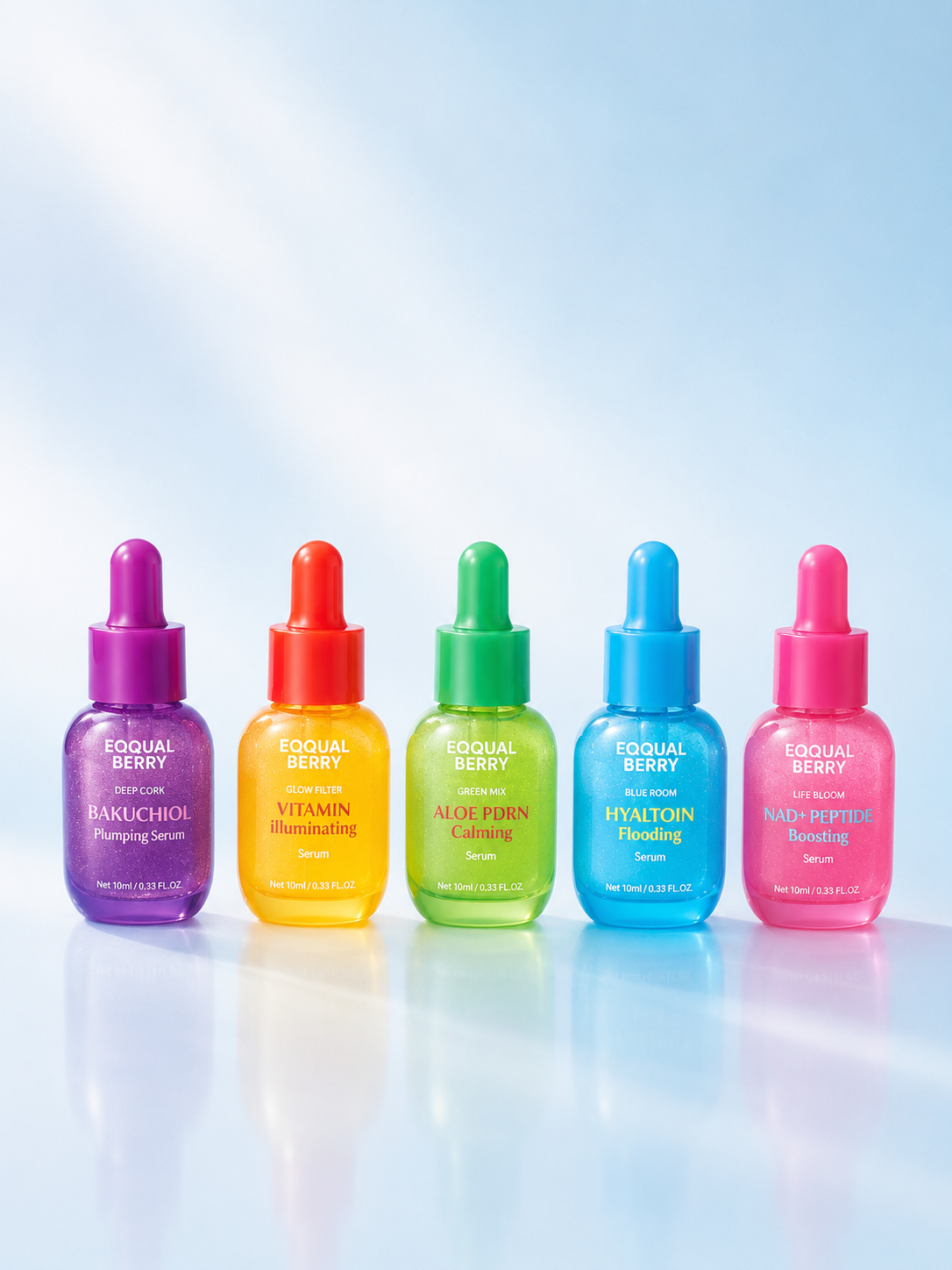 EQQUALBERRY - Serum minis discovery kit