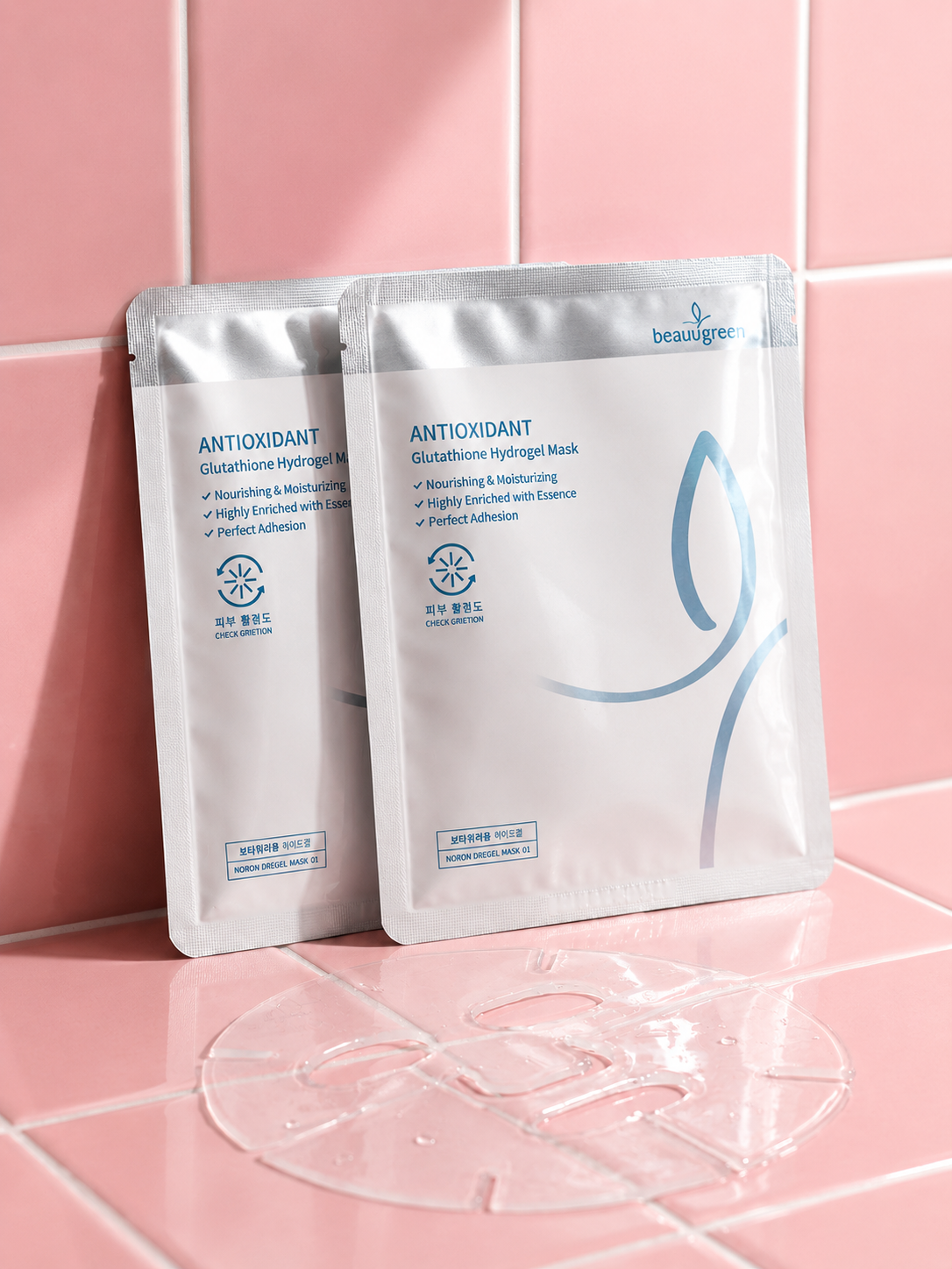 BEAUUGREEN Masque Hydrogel Glutathion — Glow Flash – The Emergency Beauty Spot