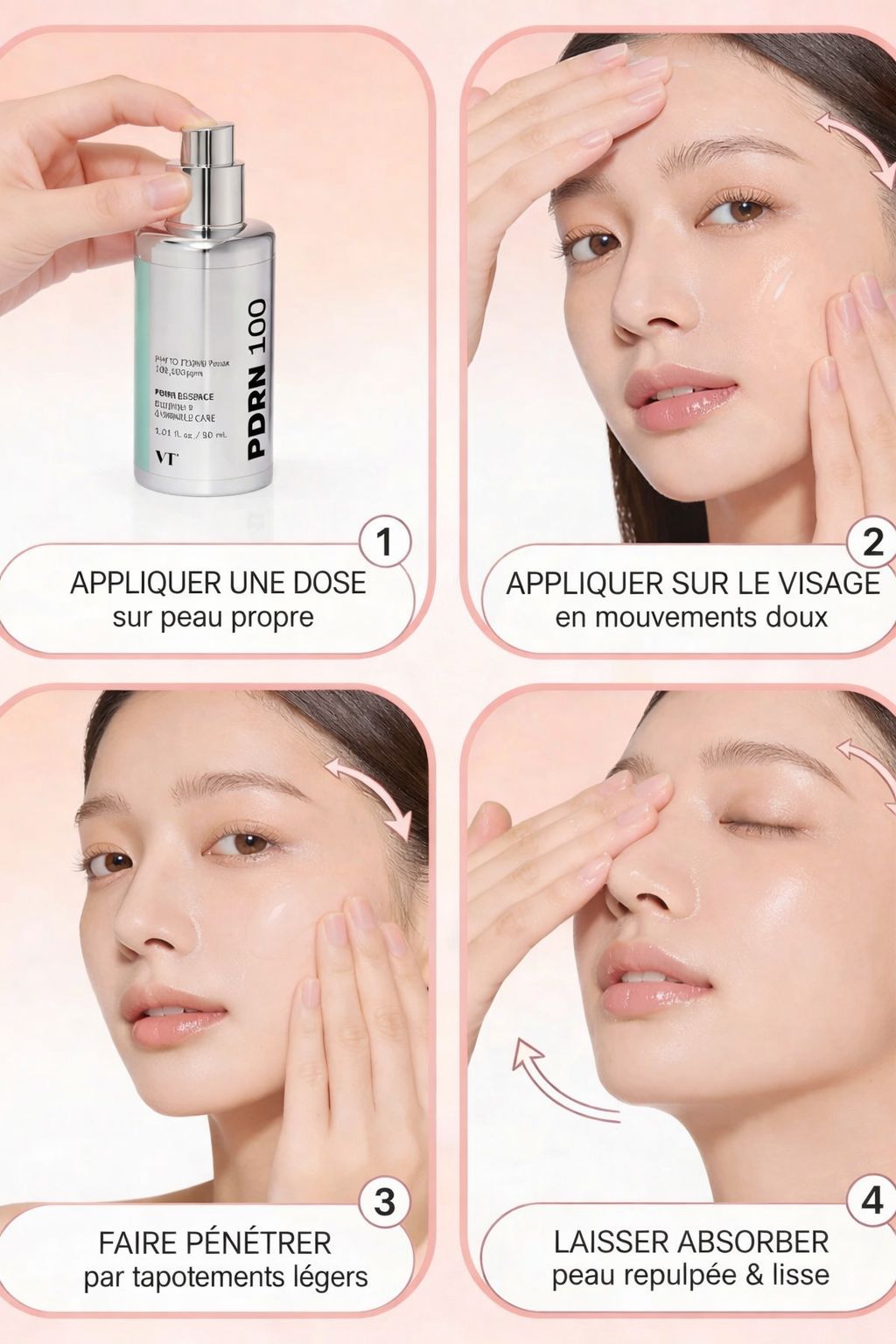 VT Cosmetics PDRN essence routine