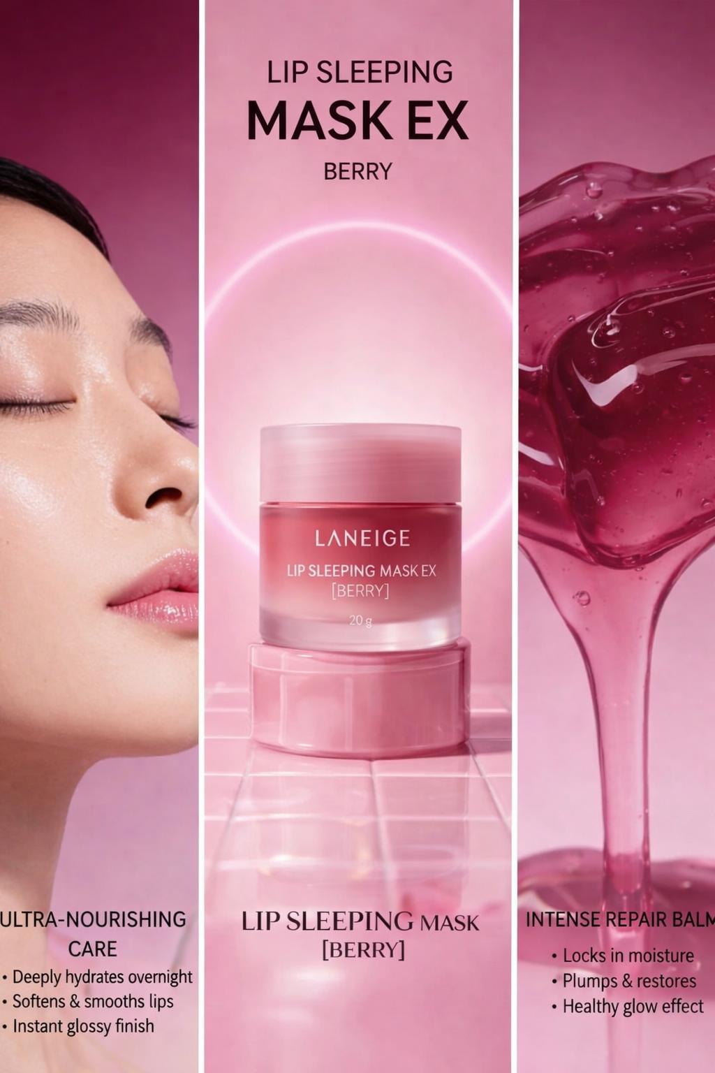 LANEIGE Lip Sleeping Mask Berry texture