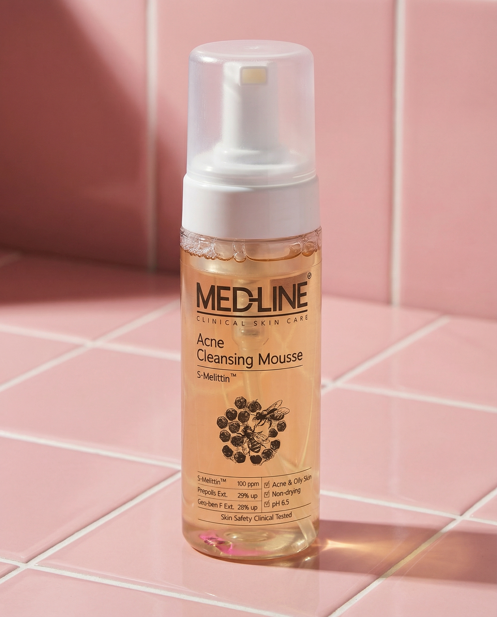 MEDLINE S-Melittin Acne Cleansing Mousse anti-acné K-beauty