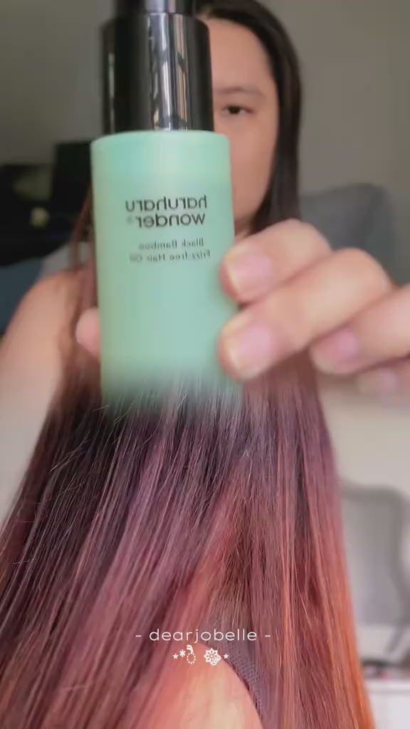 Haruharu Wonder -  Black Bamboo Frizz-free Hair Oil - 80 ml